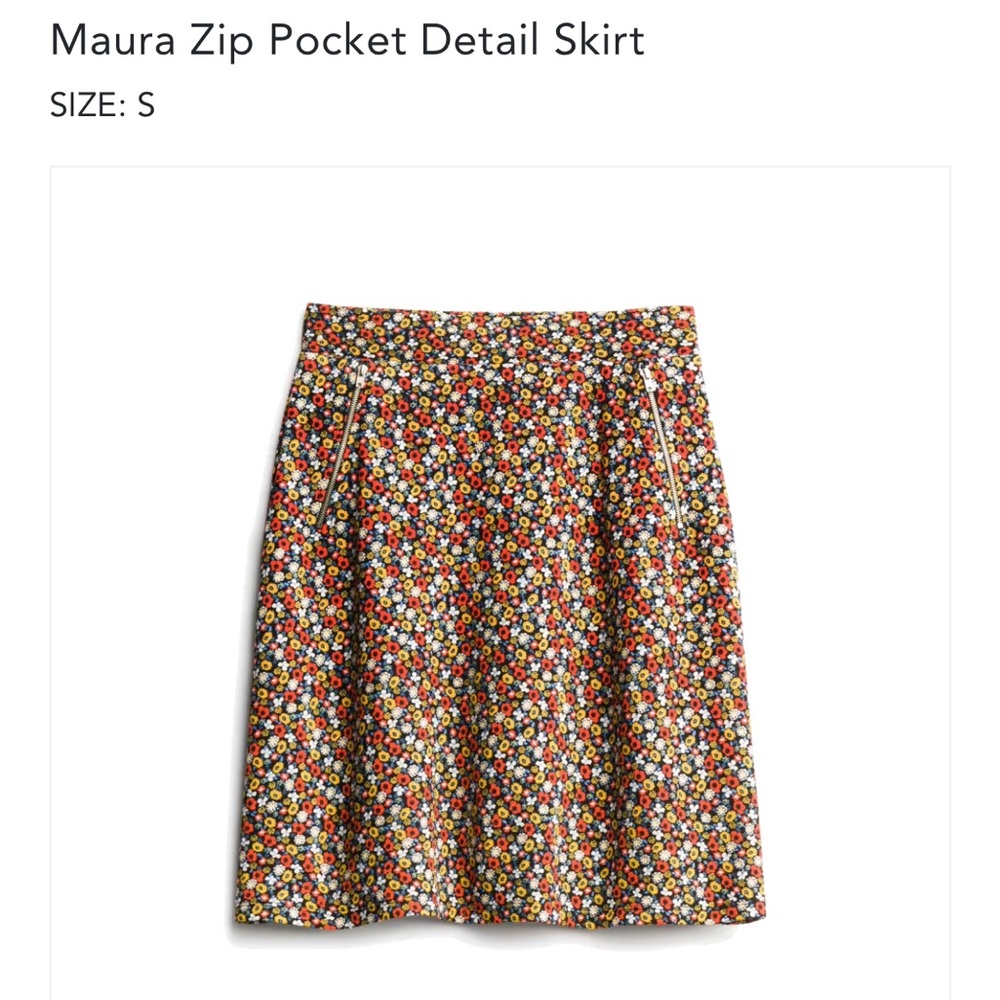 NWT Le Lis Maura Zip Pocket Detail Skirt - Small